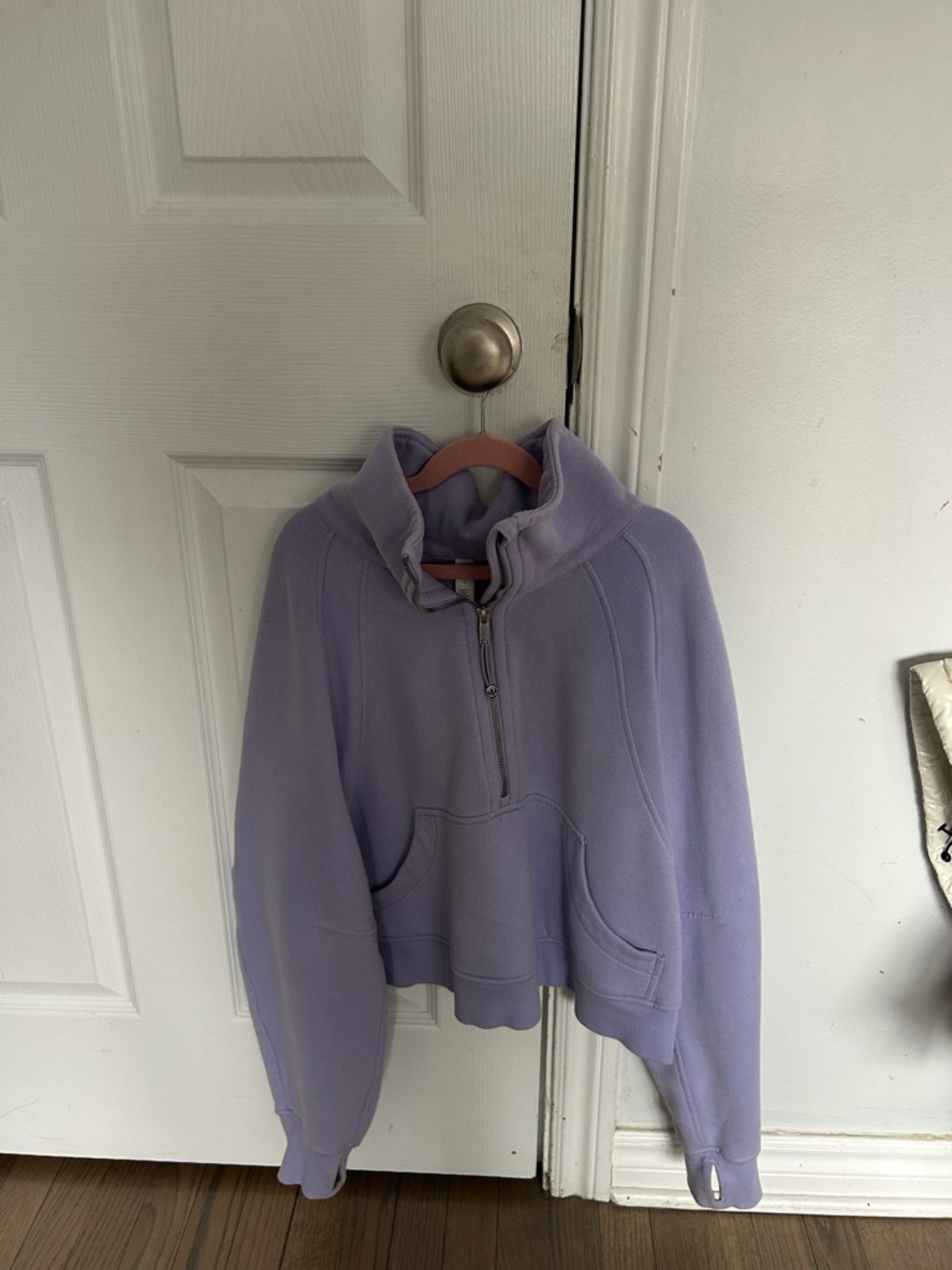 lululemon athletica Lavender Half-Zip Funnel Pullover - Light Purple